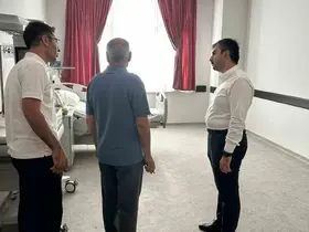 Kaymakam Atış, Dicle Devlet Hastanesini inceledi
