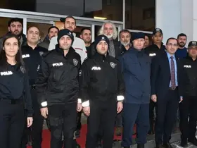 Kaymakam Özdemir’den emniyet ve jandarmaya güvenlik ziyareti
