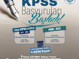 KAYMEK’ten KPSS ve MEB-AGS hazırlık kursları
