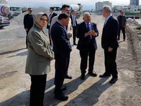 Kayseri protokolü, Kartal Katlı Kavşağı ile fosil müzesini inceledi
