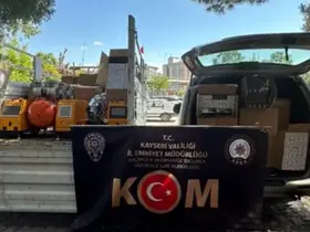 Kayseri’de 1 milyon 50 bin adet makaron ele geçirildi: 1 gözaltı
