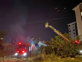 Kayseri’de müstakil ev cayır cayır yandı
