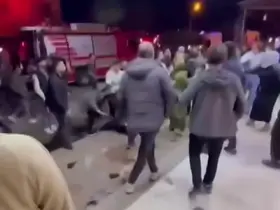 Kaza sonrası yaşanan kavga meydan savaşını aratmadı
