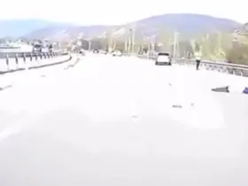 Kazada hayatını kaybeden motosiklet sürücüsünün son görüntüleri ortaya çıktı
