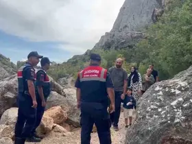 Kazankaya Kanyonu’nda Jandarma ekipleri denetim gerçekleştirdi
