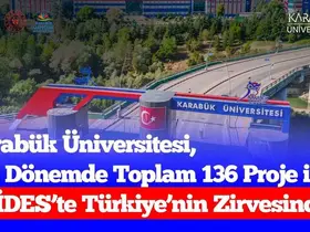 KBÜ, ÜNİDES’te Türkiye birincisi oldu
