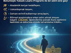 KBÜ’de bütünleşik yüksek lisans başvuruları başlıyor
