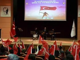 KBÜ’de "Kahramanlık Şiir ve Türküleri" programı düzenlendi
