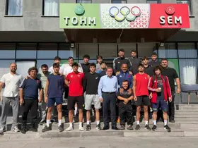 Keçiören Grekoromen Güreş Takımı Kayseri’de kamp yapıyor
