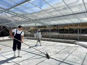 Kemah Kaymakamı Tutay, tuz hasadına katıldı
