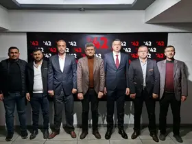 Kemal Tekin’den TV42’ye ziyaret