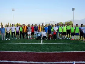 Kemalpaşa protokolü yeşil sahada buluştu
