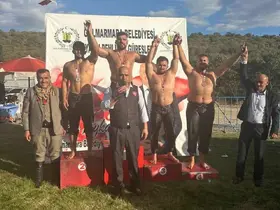 Kemer Belediyesi güreşçisinden kürsü başarısı
