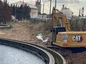 Kepçe doğalgaz hattına zarar verdi: Facianı eşiğinden dönüldü
