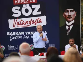 Kepez Belediye Başkanı Mesut Kocagöz vatandaşlarla buluştu
