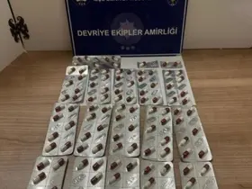 Keşan’da bir şüphelinin üzerinde 115 sentetik ecza ele geçirildi
