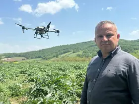 Kestel Belediyesinden çiftçiye drone desteği; hem zamandan hem yakıttan tasarruf
