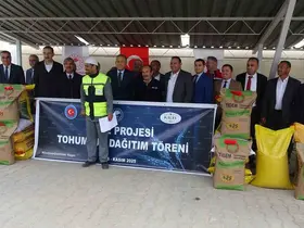 Kilis’te 737 ton sertifikalı tohum dağıtıldı
