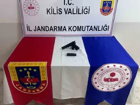 Kilis’te tarihi eser ve silah operasyonu
