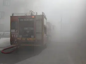Kilis’te tekstil atölyesinde yangın
