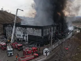 Kimya fabrikasındaki yangın kontrol altına alındı