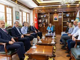 Kırgızistan’ın Ankara Büyükelçisi’nden DBB’ye ziyaret

