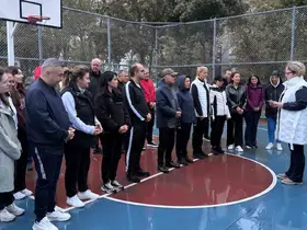 Kırklareli protokolü vatandaşlarla birlikte spor yaptı

