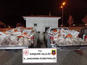 Kırşehir’de 1 ton 200 kilo kaz eti ele geçirildi
