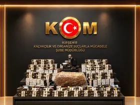 Kırşehir’de kaçak tütün operasyonu: 45 bin 200 makaron ele geçirildi
