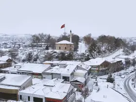Kırşehir’de kar yağışı sonrası görsel şölen

