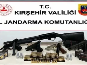 Kırşehir’de ruhsatsız silah operasyonu
