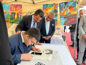 Kırşehir’de "Üreten Eller Sokağı"nda el emeği ürünler sergilendi
