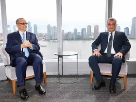 KKTC Cumhurbaşkanı Erhürman, İİT Genel Sekreteri Ahmed ile görüştü

