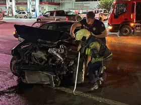 Kocaeli’de iki otomobil çarpıştı: 4 yaralı
