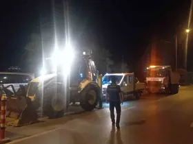Kocaeli’de yola beton döken firmaya 20 bin lira ceza
