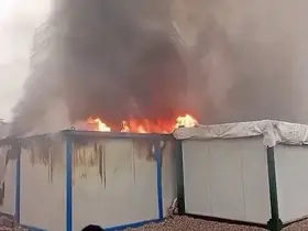 Konteynerde çıkan yangın korkuttu
