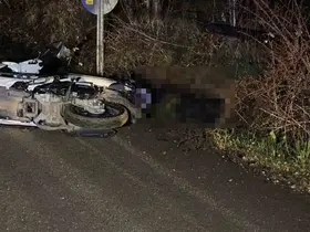 Kontrolden çıkan motosiklet devrildi: 1 ölü
