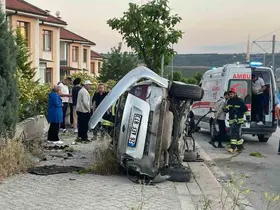 Kontrolünden çıkan aracın genç sürücüsü yaralandı
