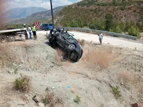 Konya-Antalya yolunda feci kaza: 1 ölü, 1 yaralı
