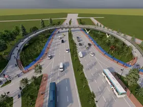 Konya Büyükşehir MARSAN girişi’ne yaya üst geçidi yapıyor