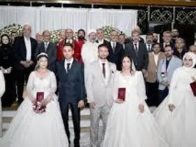 Konya'da 35 çiftin "Toplu Nikah ve Düğün Töreni" gerçekleştirildi