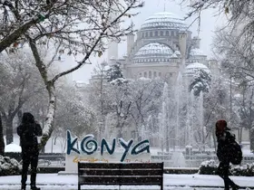 Konya'da eğitime kar engeli