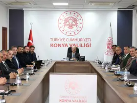 Konya’da ki maç öncesi İl Spor Güvenliği Toplantısı gerçekleştirildi