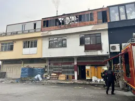 Konya'da şeker imalathanesinin kazan dairesinde yangın paniği