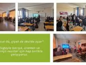 Konya’daki okullarda öğrenciler doğayla buluştu: Kampüsler çiçek gibi oldu