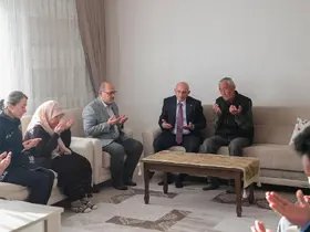 Konya Emniyet Müdürü Polis ailelerini ziyaret etti