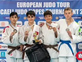 Konya’lı minikler Avrupa Judo Kupası'nı 3 madalya ile taçlandırdı