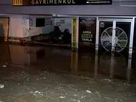 Konya’da dağlık alandan gelen sel etkili oldu