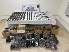 Konya’da jandarmadan 7 ayrı silah operasyonu: 3 tutuklama
