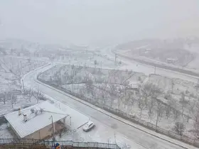 Konya’da kar yağışı ilçeyi beyaza bürüdü